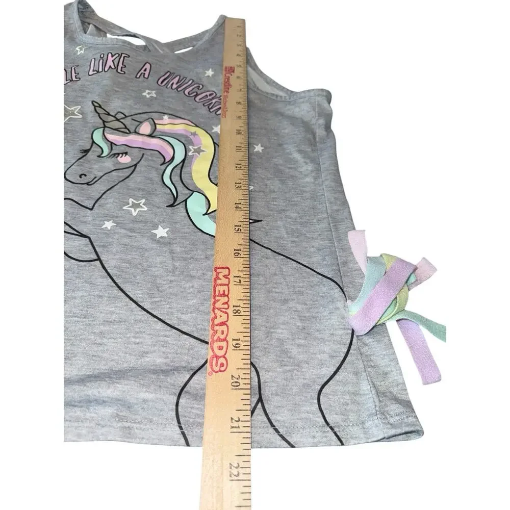 Justice Girls 14/16 Unicorn Pajama Set Sparkle Like A‎ Unicorn 2 Piece Whimsical